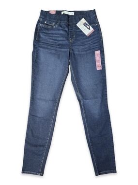 Levi's Women's Dark Indigo Pull On Skinny Jeans 29x32